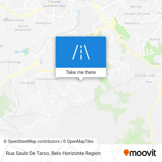 Rua Saulo De Tarso map