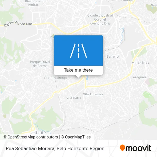 Rua Sebastião Moreira map