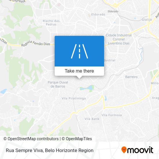Rua Sempre Viva map