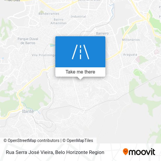 Rua Serra José Vieira map