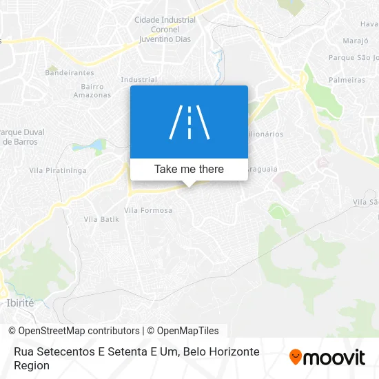 Rua Setecentos E Setenta E Um map