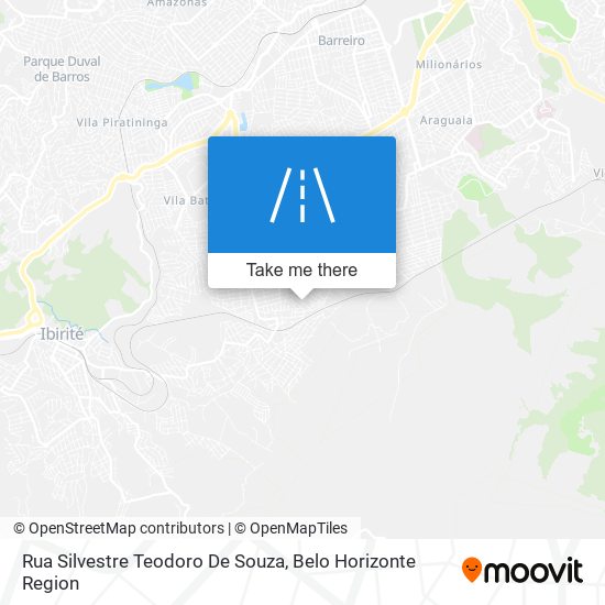 Rua Silvestre Teodoro De Souza map