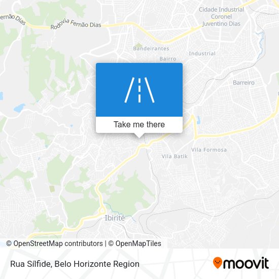 Rua Sílfide map