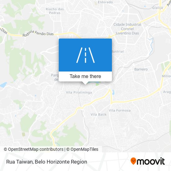 Rua Taiwan map