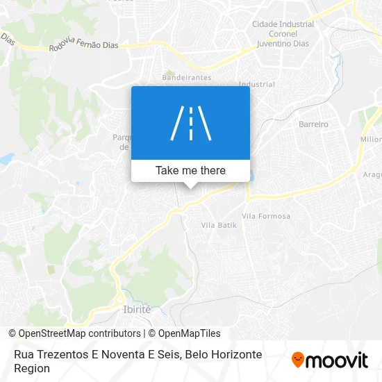 Rua Trezentos E Noventa E Seis map