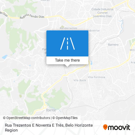 Rua Trezentos E Noventa E Três map