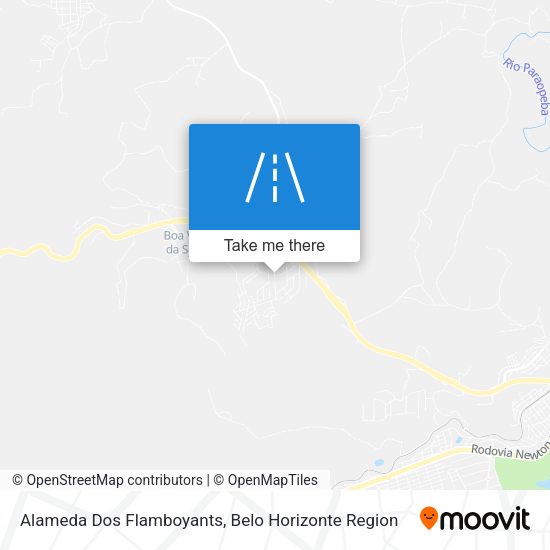 Alameda Dos Flamboyants map