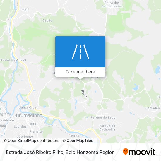 Estrada José Ribeiro Filho map