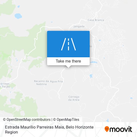Estrada Maurílio Parreiras Maia map
