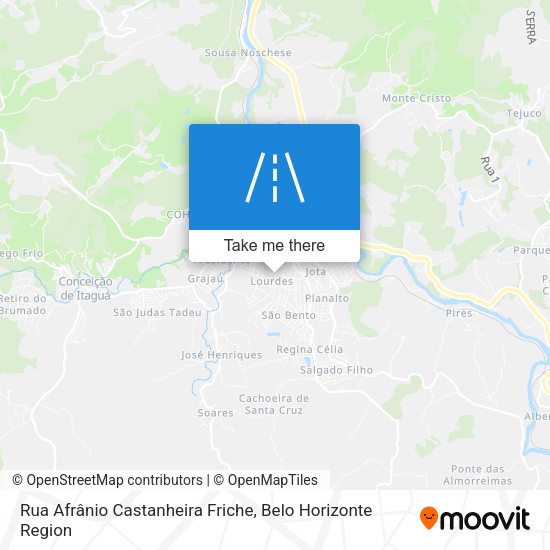 Rua Afrânio Castanheira Friche map
