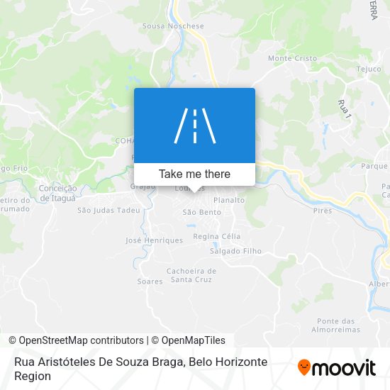 Rua Aristóteles De Souza Braga map