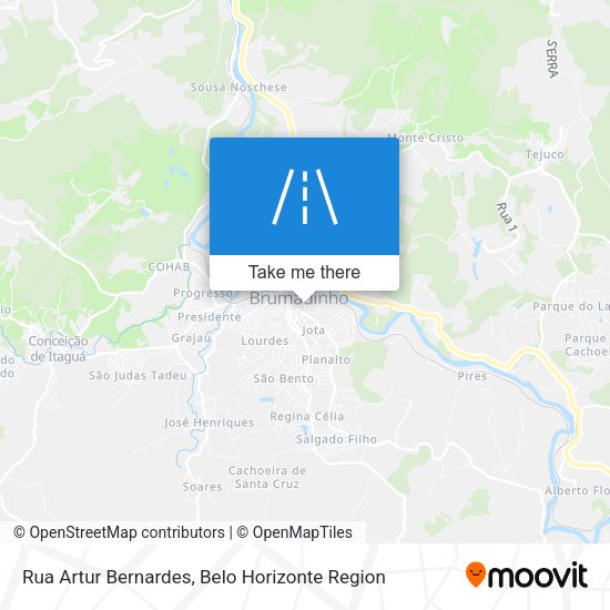 Rua Artur Bernardes map