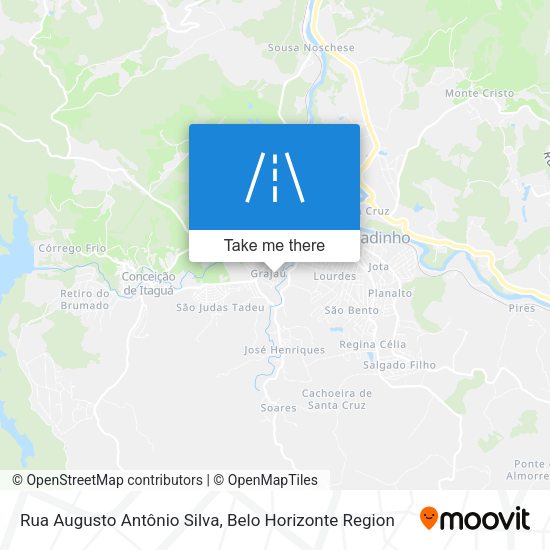 Rua Augusto Antônio Silva map