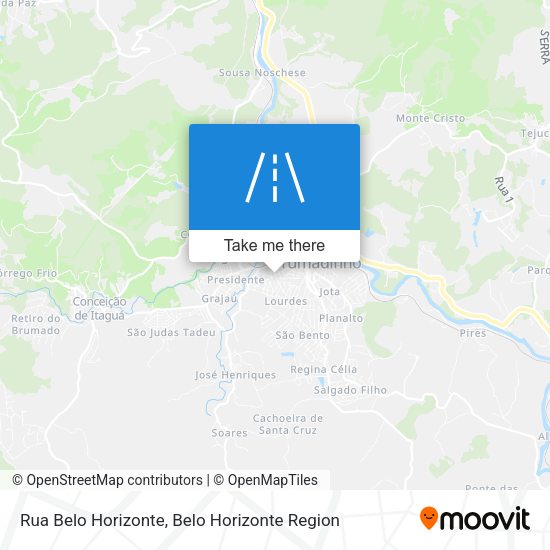 Rua Belo Horizonte map