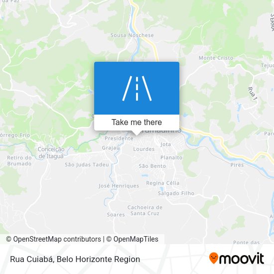 Rua Cuiabá map