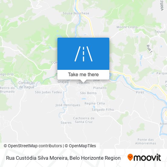 Rua Custódia Silva Moreira map