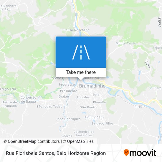 Rua Florisbela Santos map