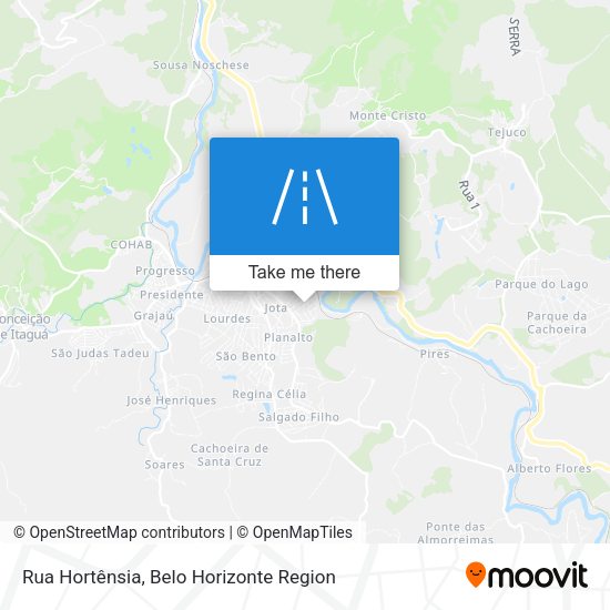 Rua Hortênsia map