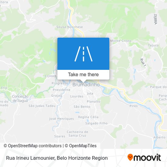 Rua Irineu Lamounier map
