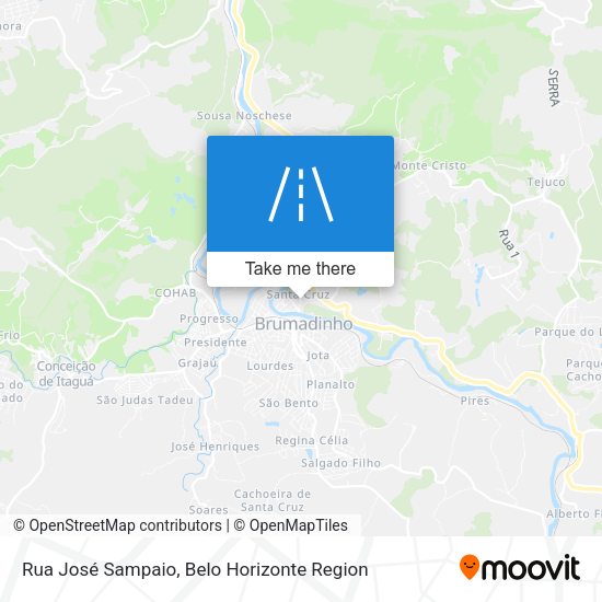 Rua José Sampaio map