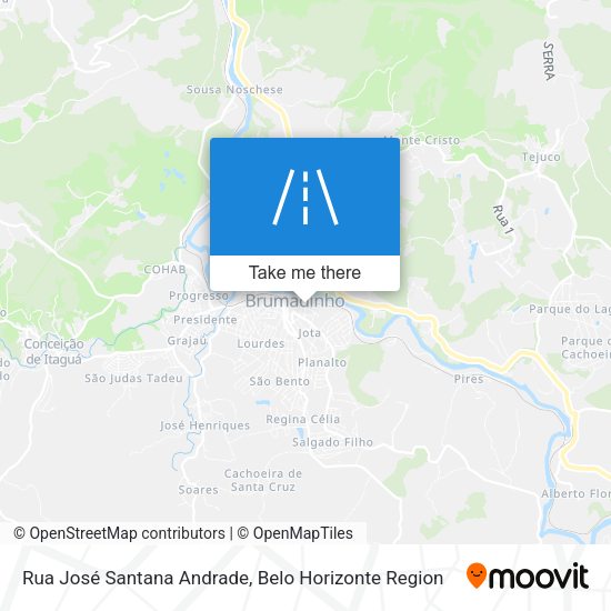 Rua José Santana Andrade map