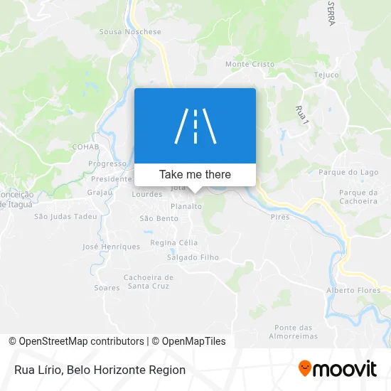 Rua Lírio map
