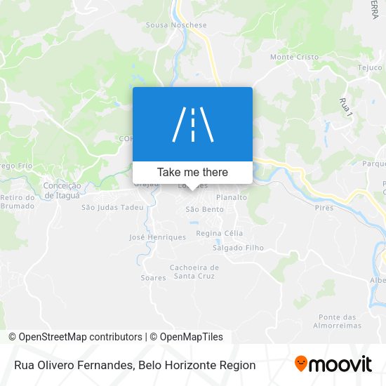 Rua Olivero Fernandes map