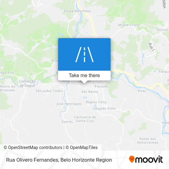 Rua Olivero Fernandes map
