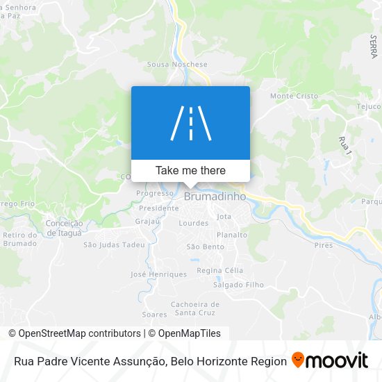 Rua Padre Vicente Assunção map