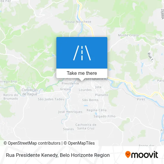 Rua Presidente Kenedy map