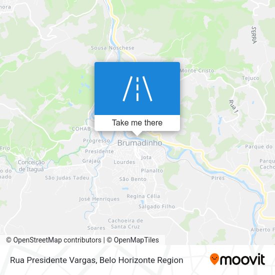 Rua Presidente Vargas map