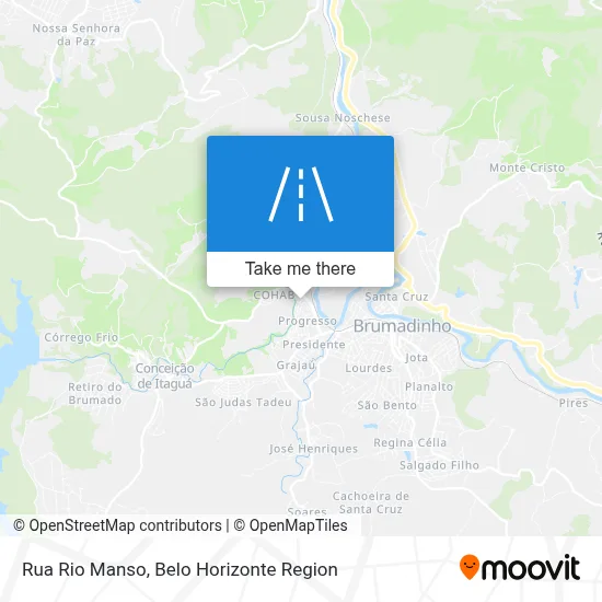 Rua Rio Manso map