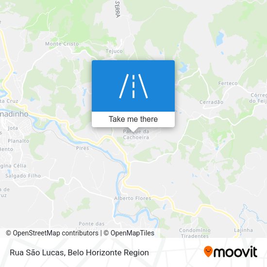 Rua São Lucas map