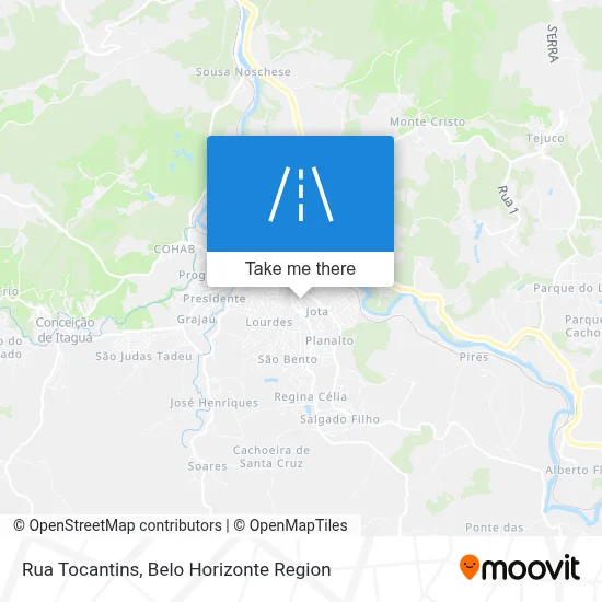 Rua Tocantins map