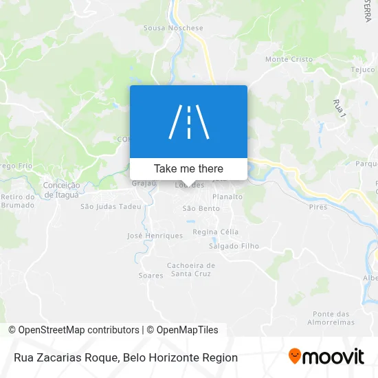 Rua Zacarias Roque map