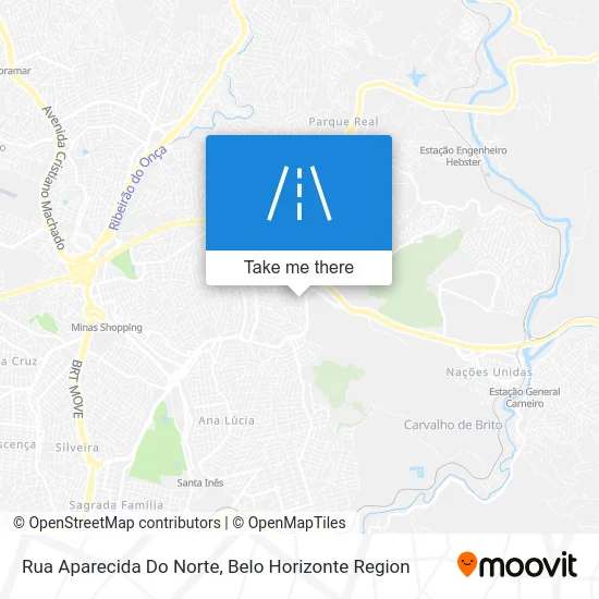 Rua Aparecida Do Norte map