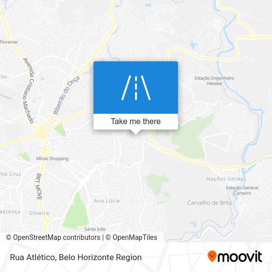 Rua Atlético map