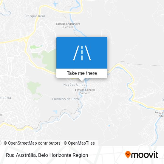 Rua Austrália map