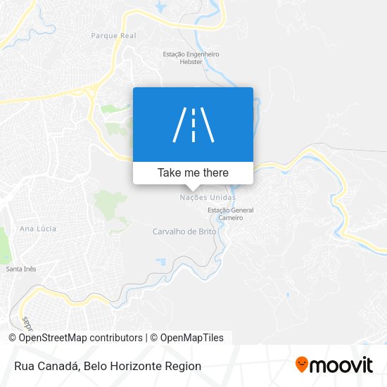 Rua Canadá map