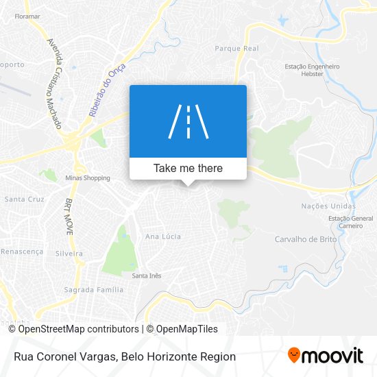 Rua Coronel Vargas map