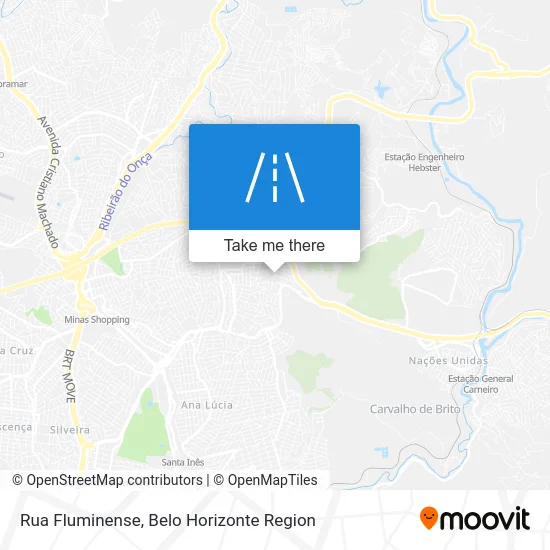 Rua Fluminense map