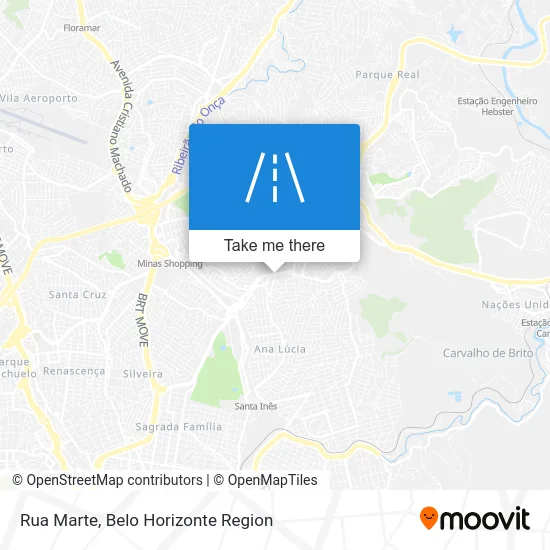 Rua Marte map