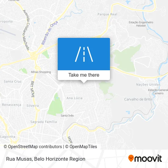 Rua Musas map
