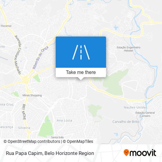 Rua Papa Capim map