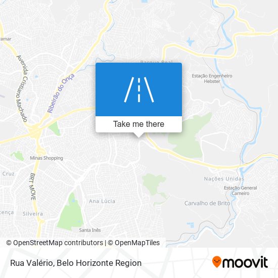 Mapa Rua Valério