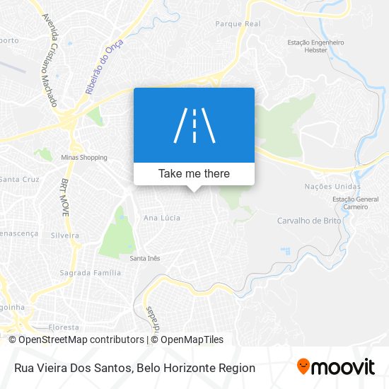 Mapa Rua Vieira Dos Santos