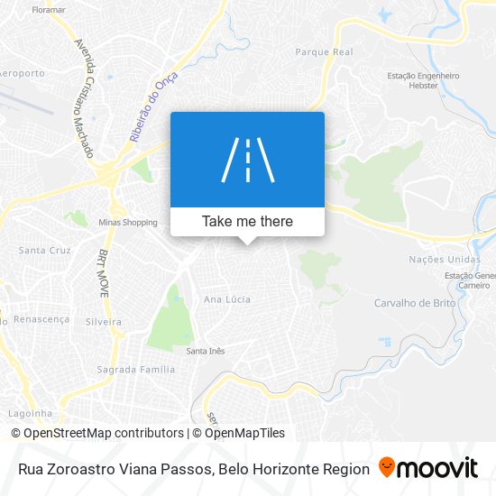 Rua Zoroastro Viana Passos map