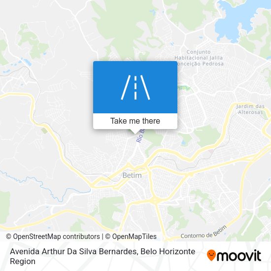 Avenida Arthur Da Silva Bernardes map