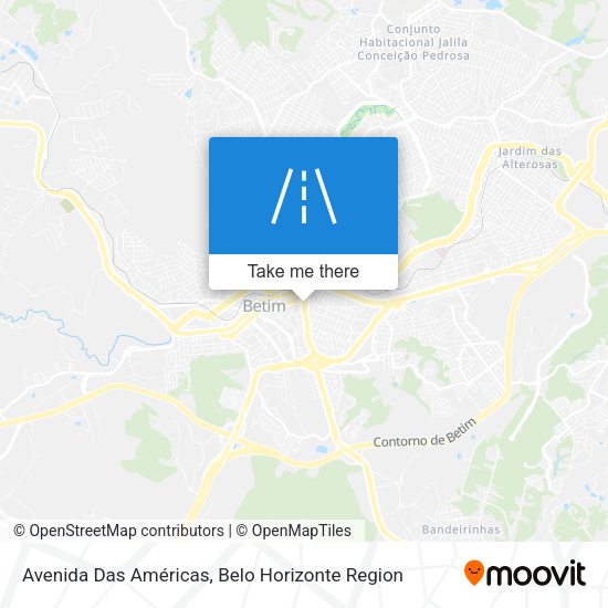 Avenida Das Américas map