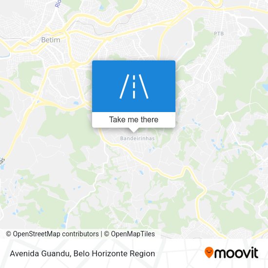 Avenida Guandu map